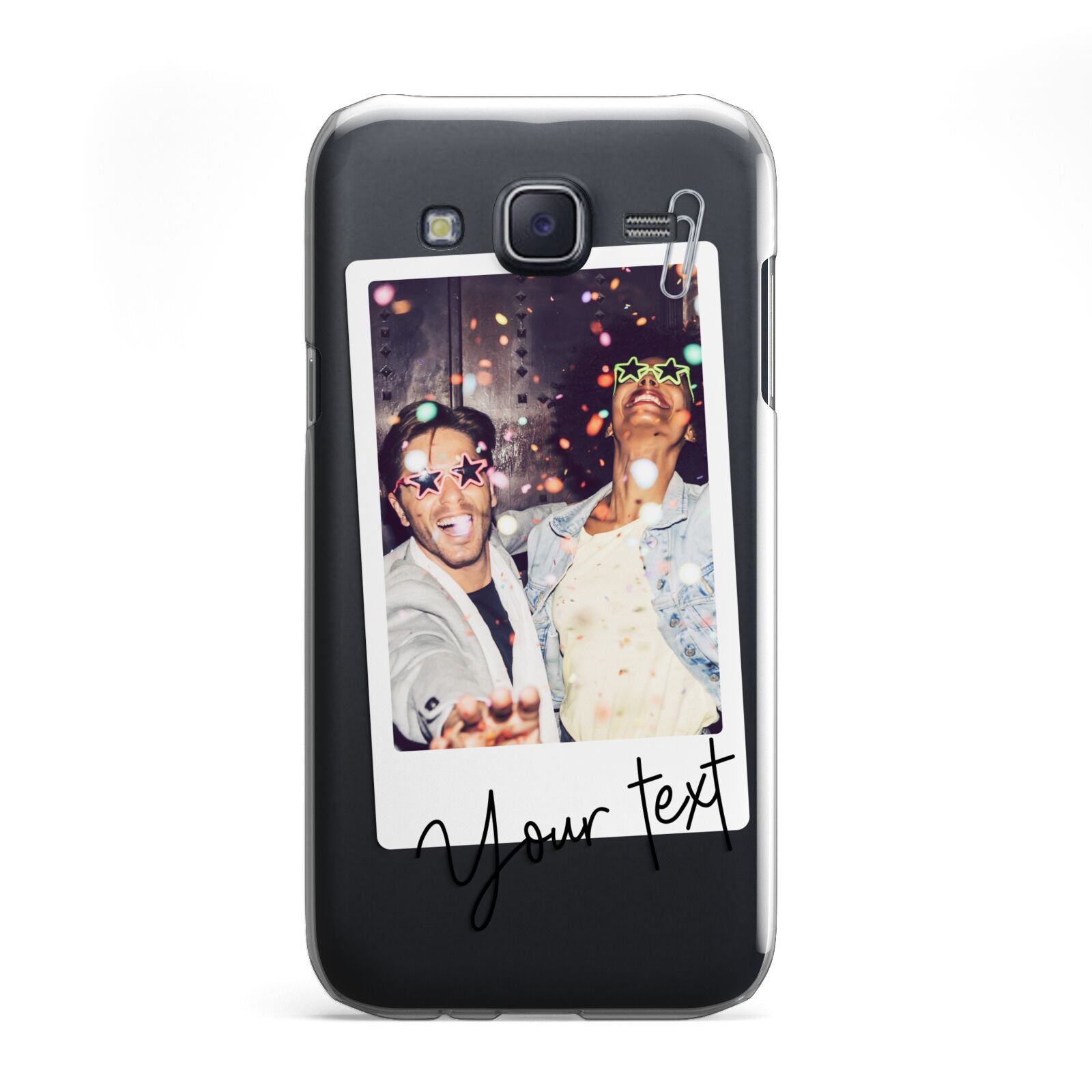 Personalised Photo with Text Samsung Galaxy J5 Case
