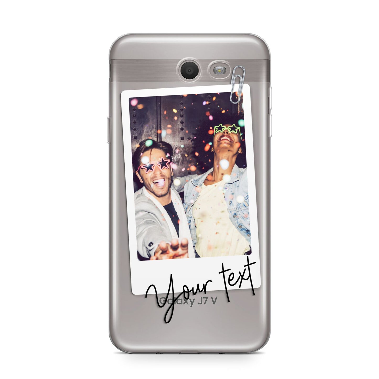 Personalised Photo with Text Samsung Galaxy J7 2017 Case
