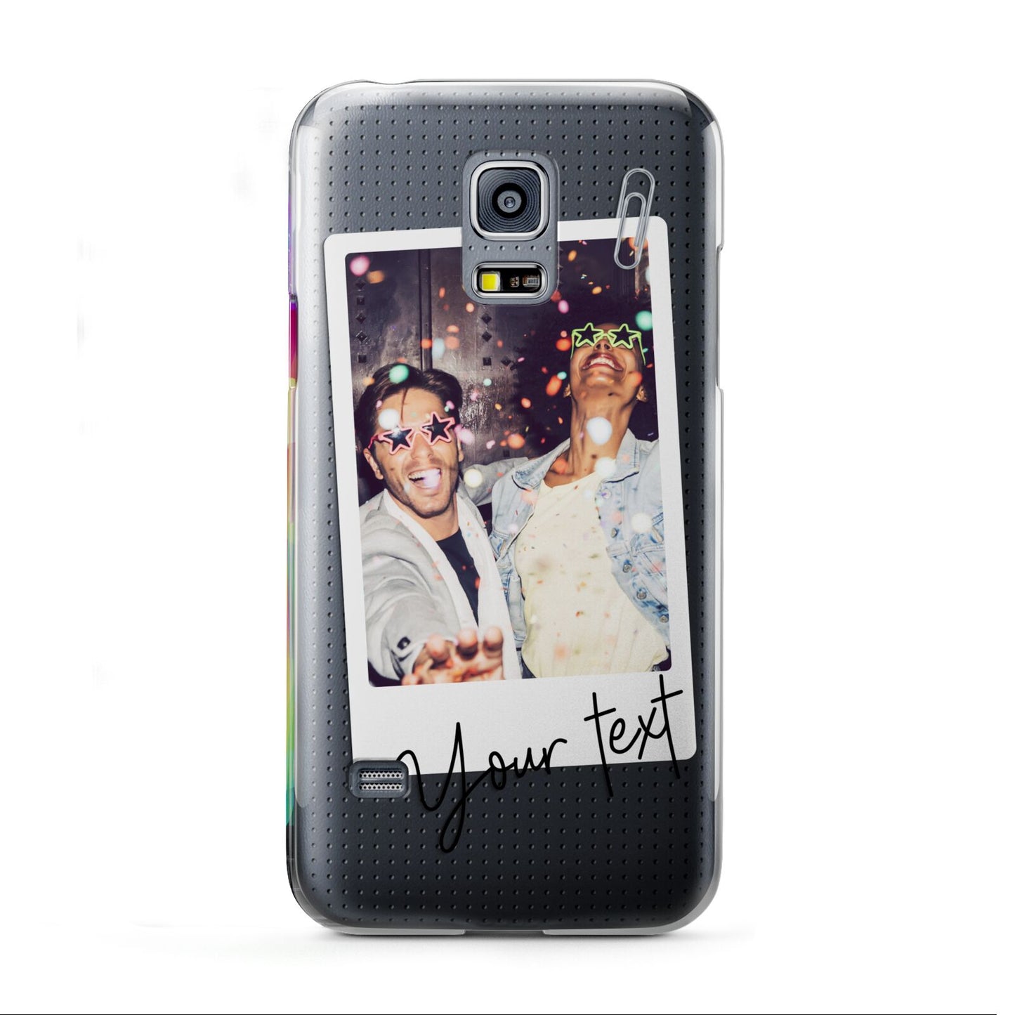 Personalised Photo with Text Samsung Galaxy S5 Mini Case