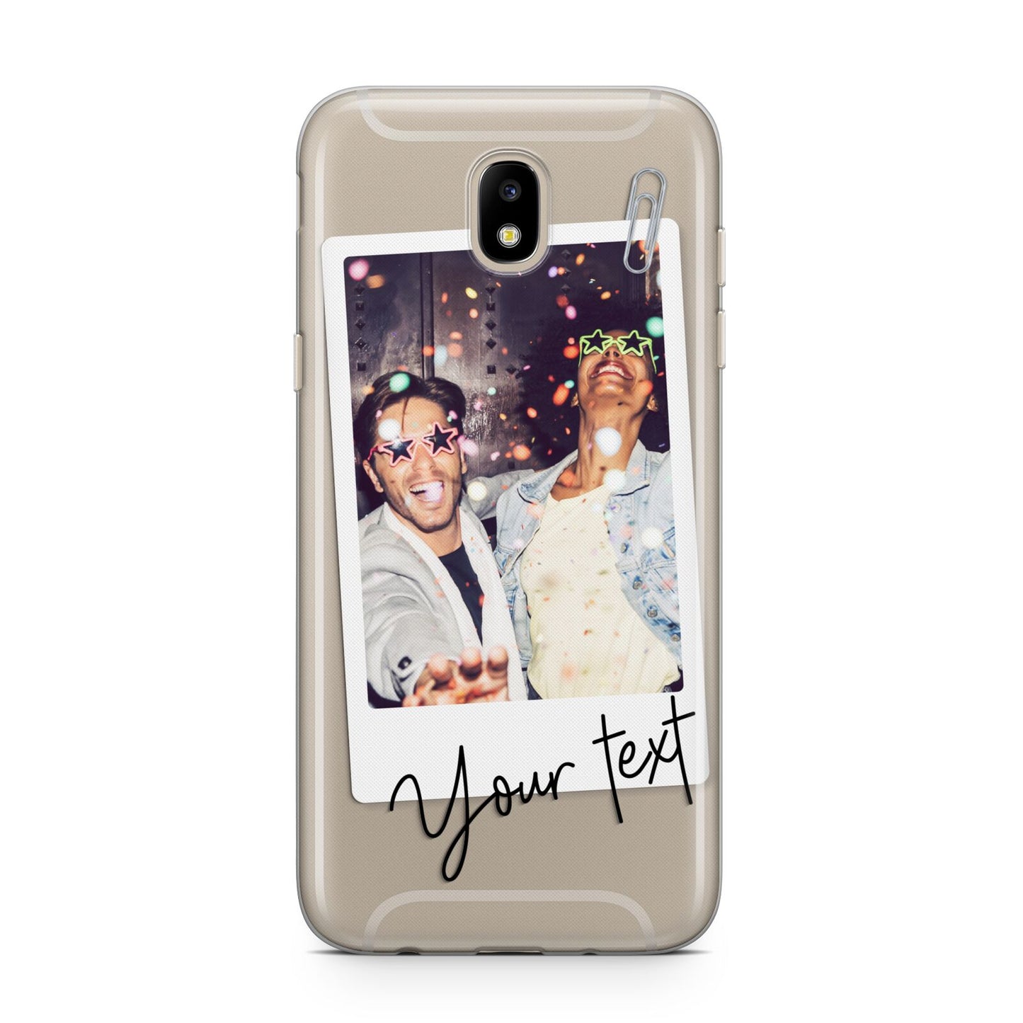 Personalised Photo with Text Samsung J5 2017 Case