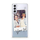 Personalised Photo with Text Samsung S21 Plus Case
