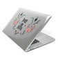 Personalised Piggies Apple MacBook Case Side View