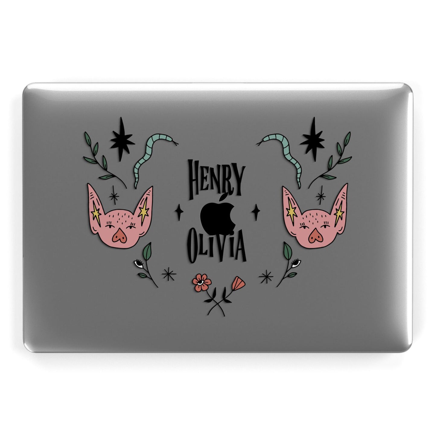 Personalised Piggies Apple MacBook Case