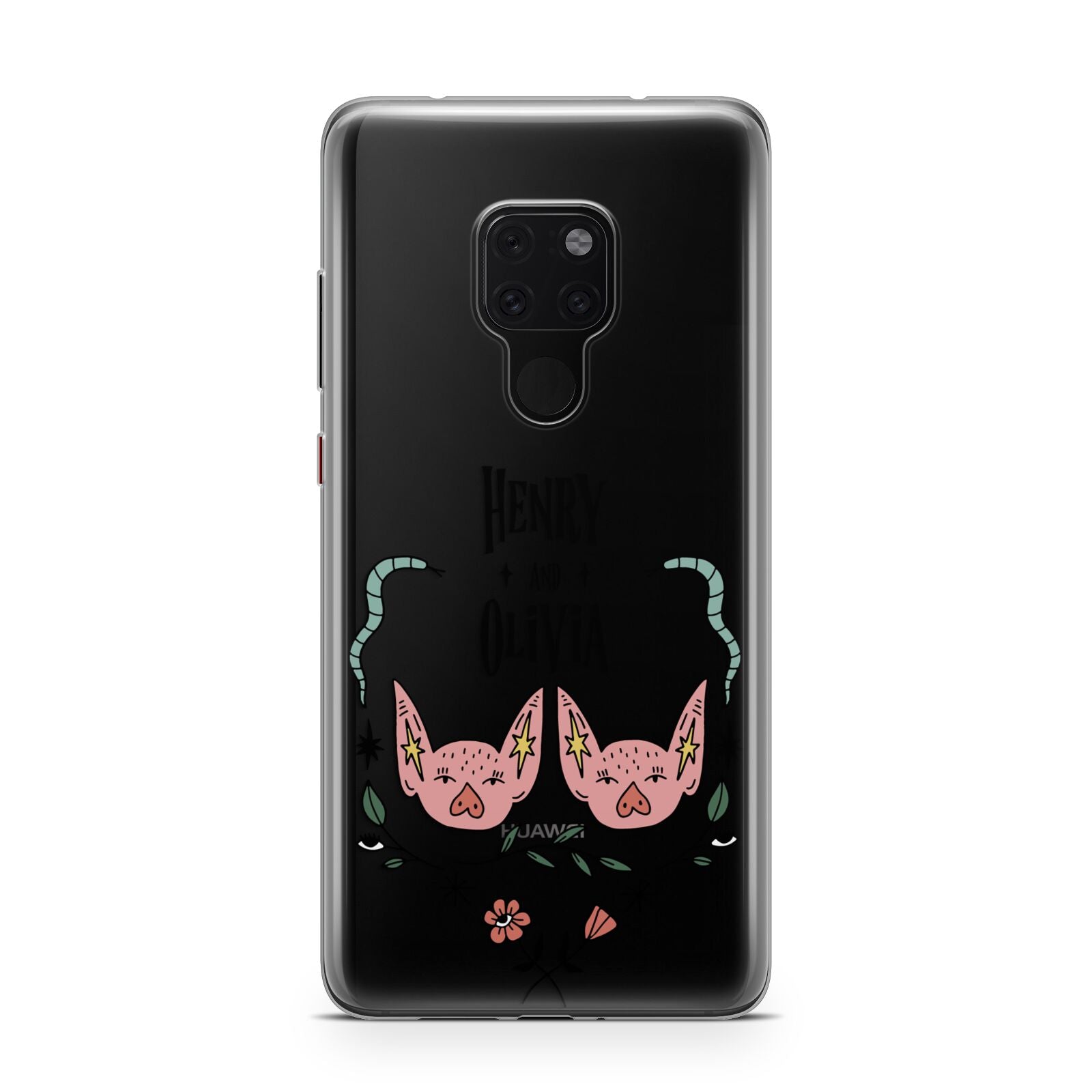 Personalised Piggies Huawei Mate 20 Phone Case