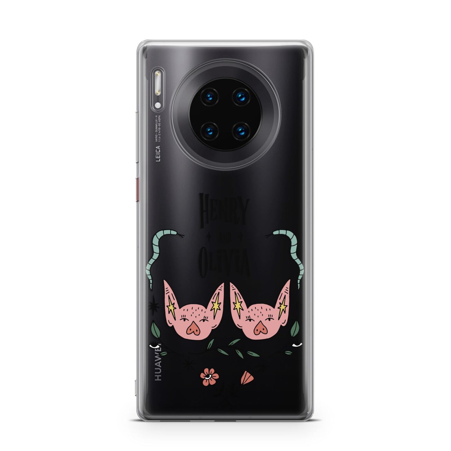 Personalised Piggies Huawei Mate 30 Pro Phone Case