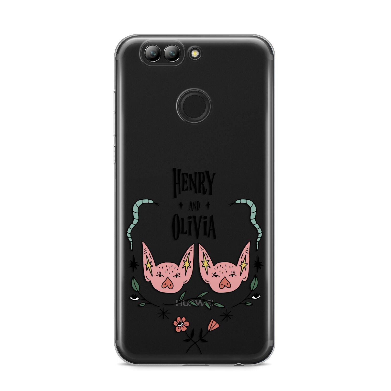 Personalised Piggies Huawei Nova 2s Phone Case