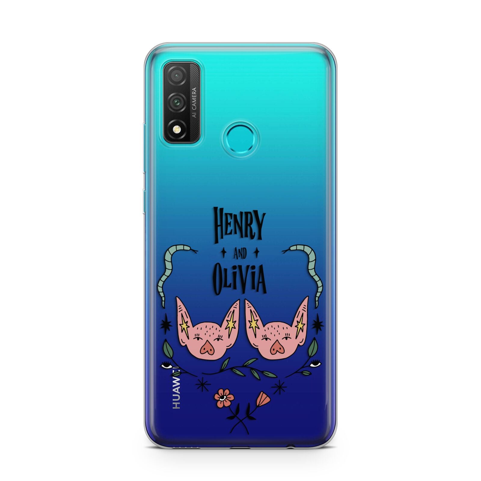Personalised Piggies Huawei P Smart 2020