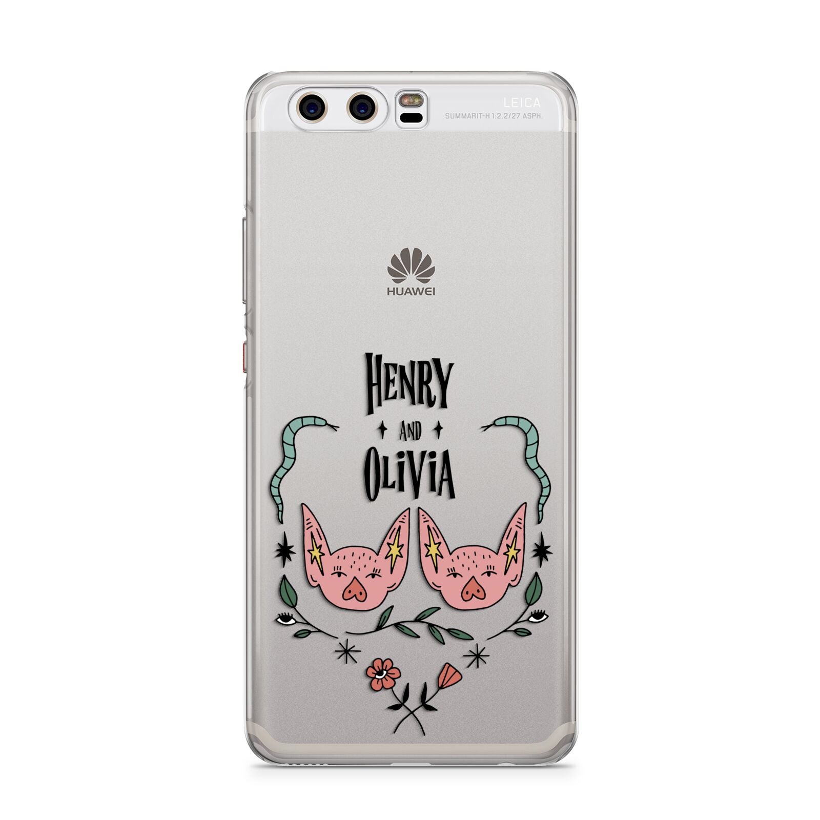 Personalised Piggies Huawei P10 Phone Case