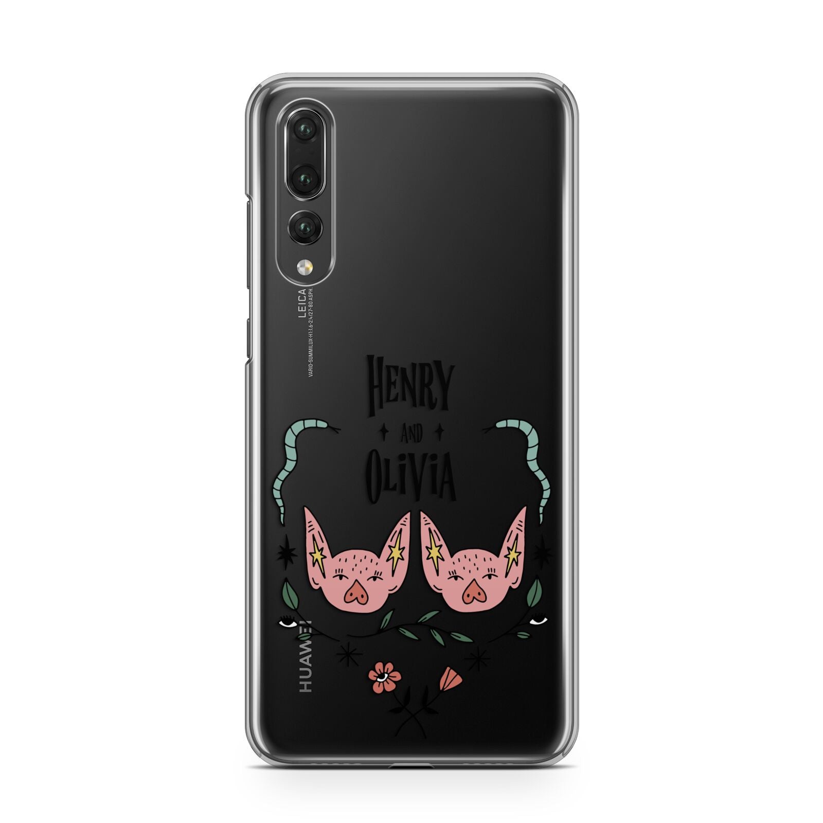 Personalised Piggies Huawei P20 Pro Phone Case
