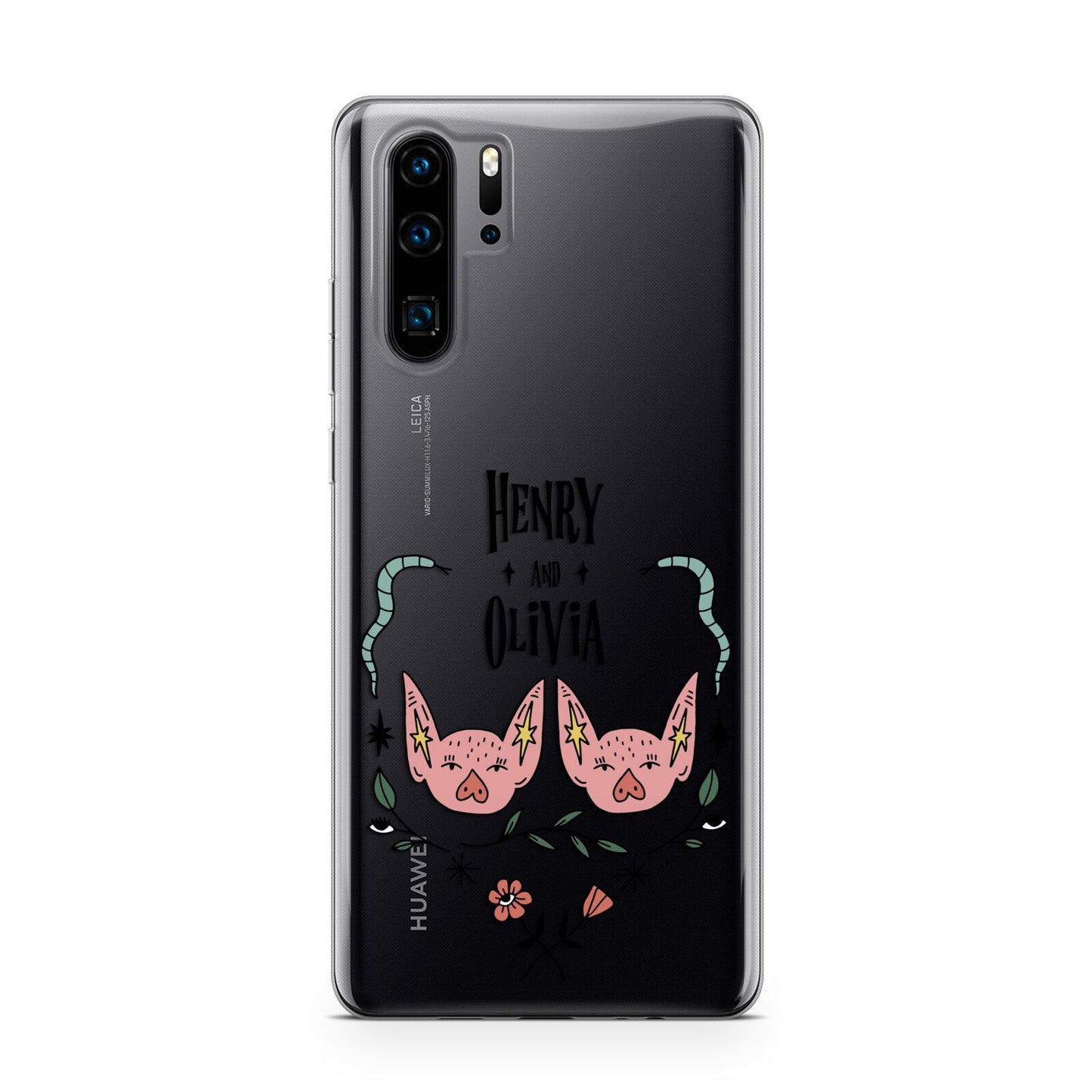 Personalised Piggies Huawei P30 Pro Phone Case