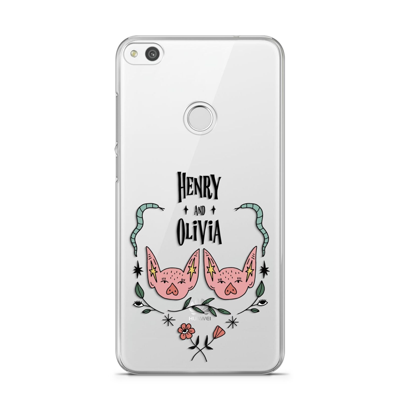 Personalised Piggies Huawei P8 Lite Case