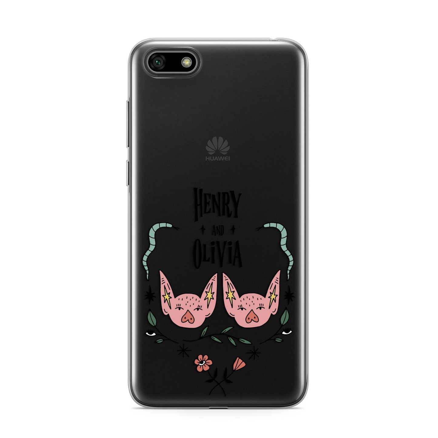 Personalised Piggies Huawei Y5 Prime 2018 Phone Case
