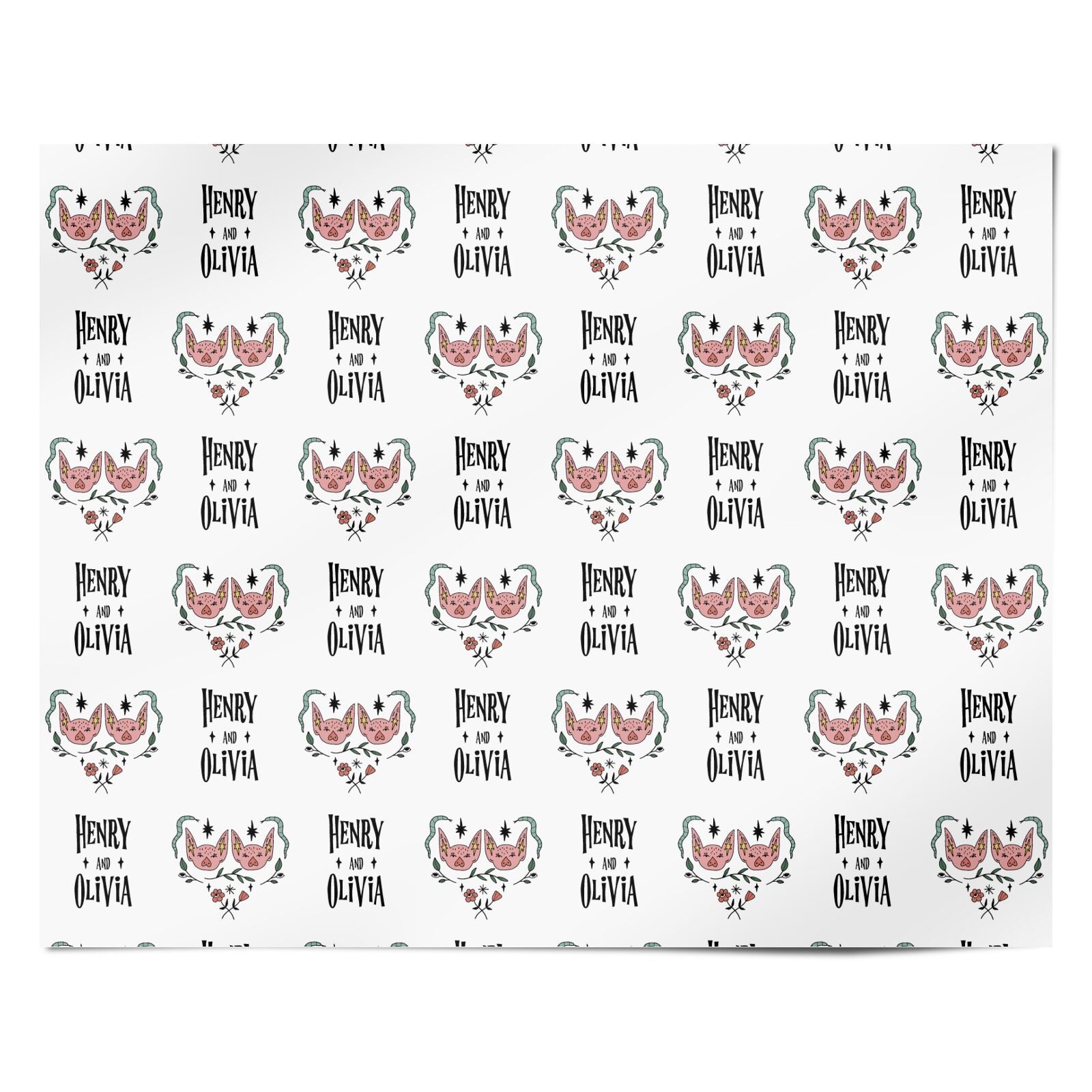 Personalised Piggies Personalised Wrapping Paper Alternative