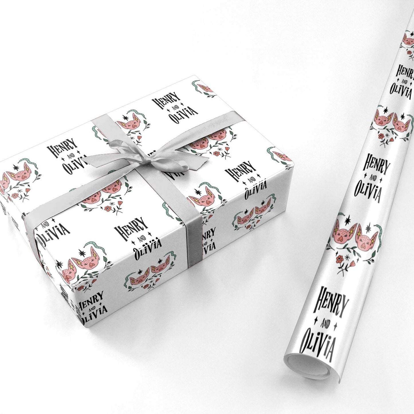 Personalised Piggies Personalised Wrapping Paper