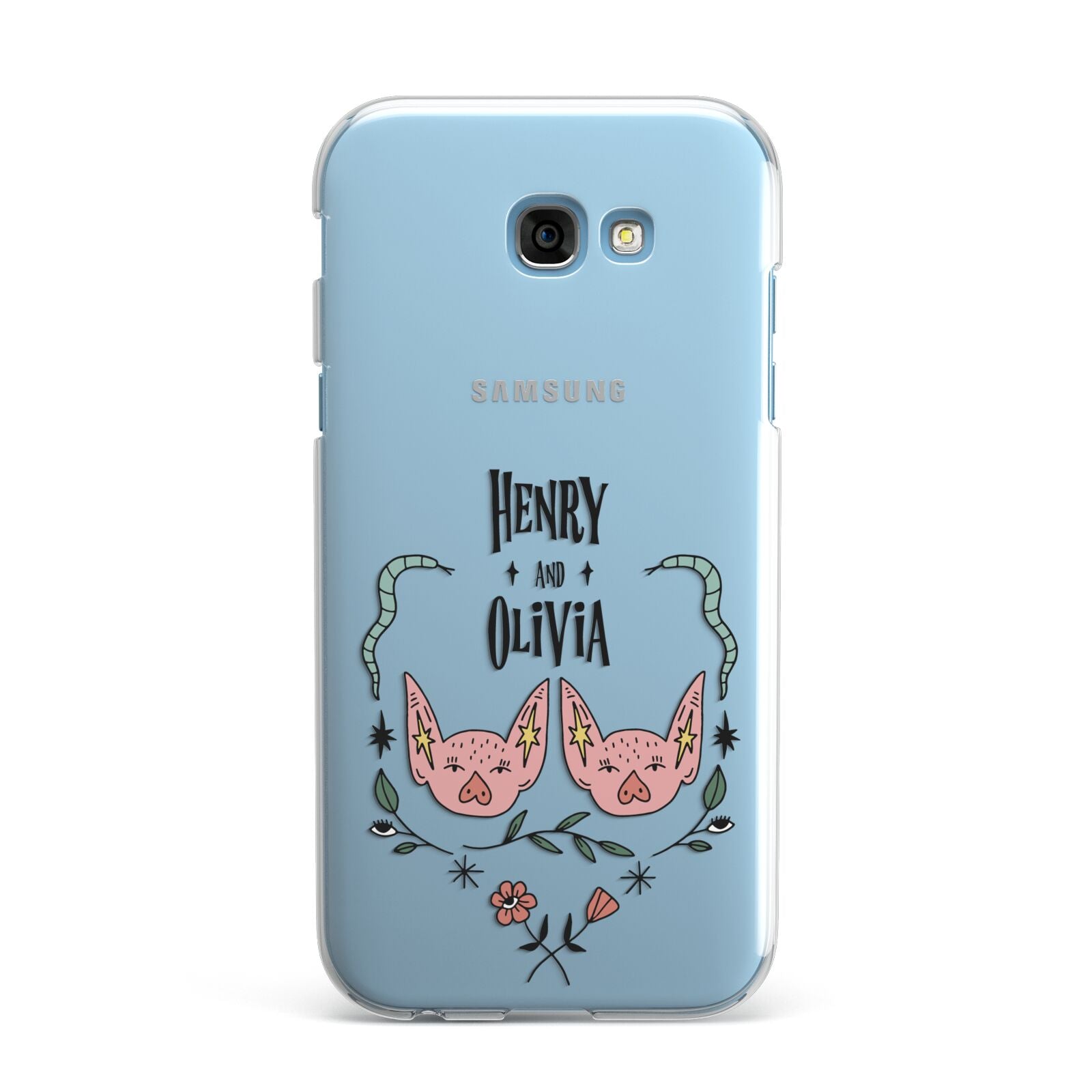 Personalised Piggies Samsung Galaxy A7 2017 Case