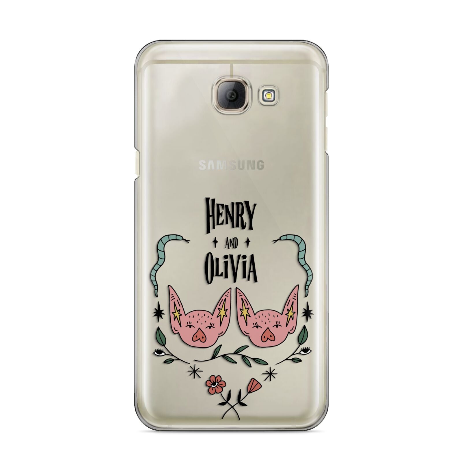 Personalised Piggies Samsung Galaxy A8 2016 Case