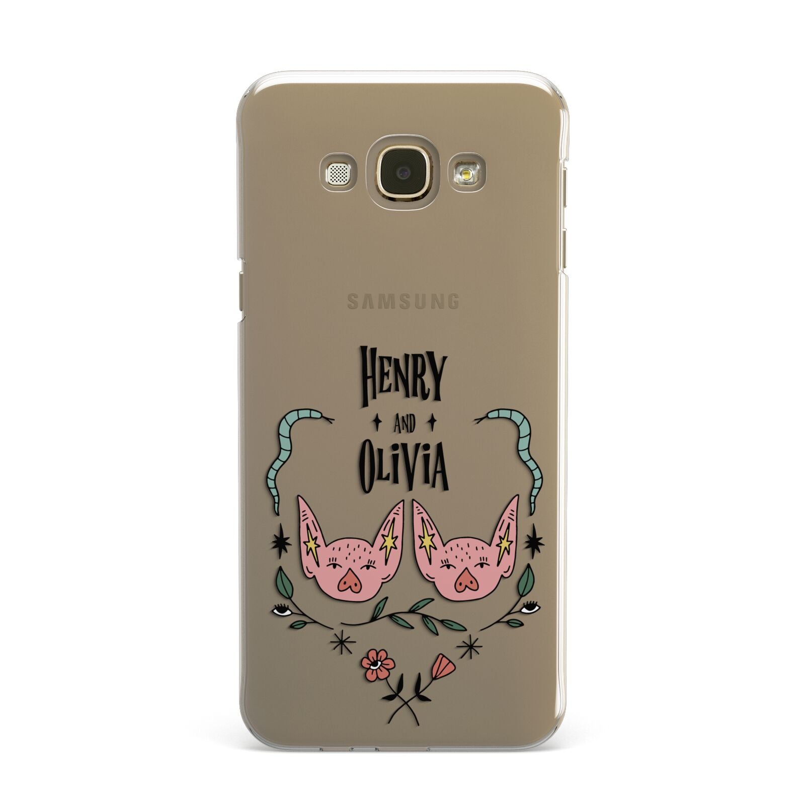 Personalised Piggies Samsung Galaxy A8 Case