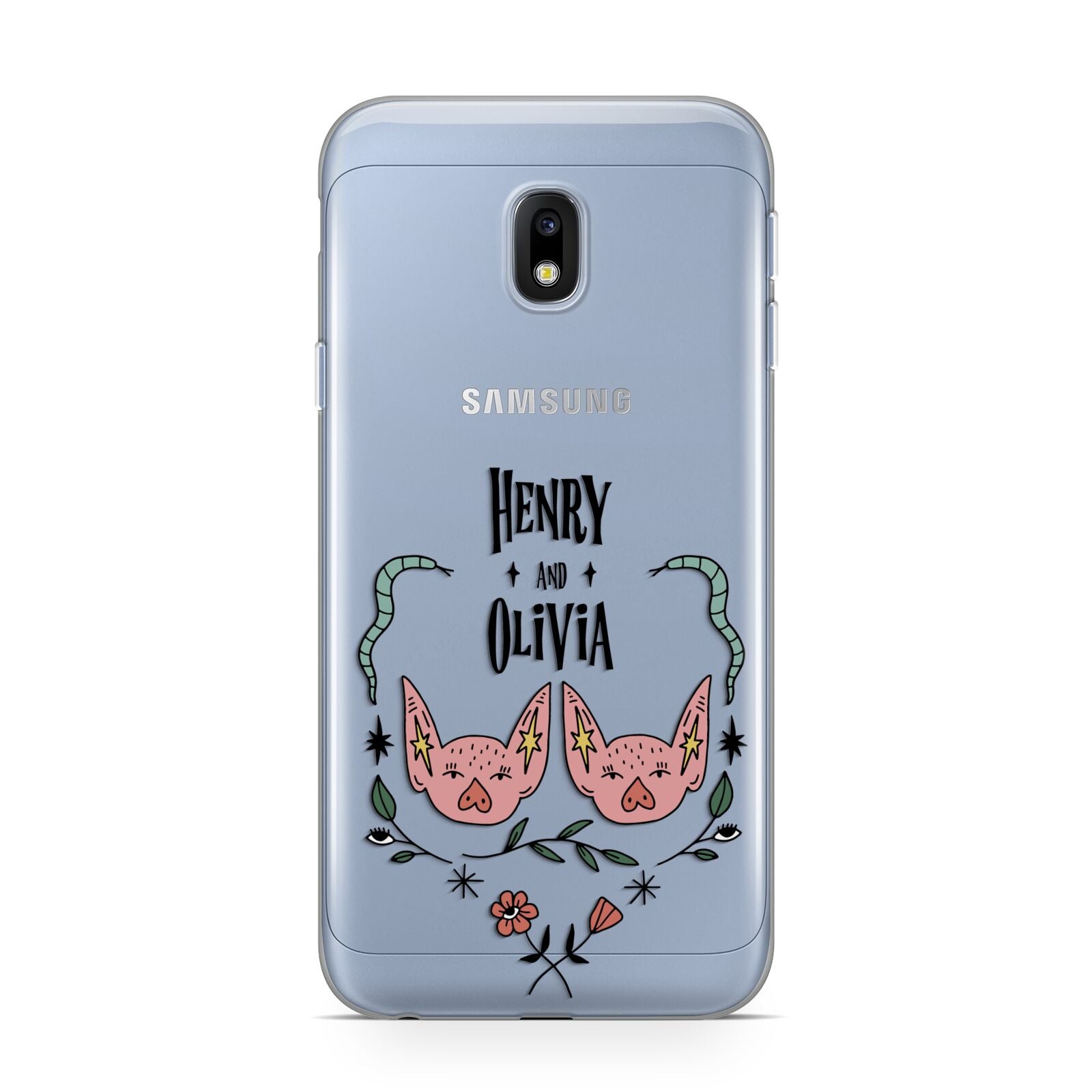 Personalised Piggies Samsung Galaxy J3 2017 Case