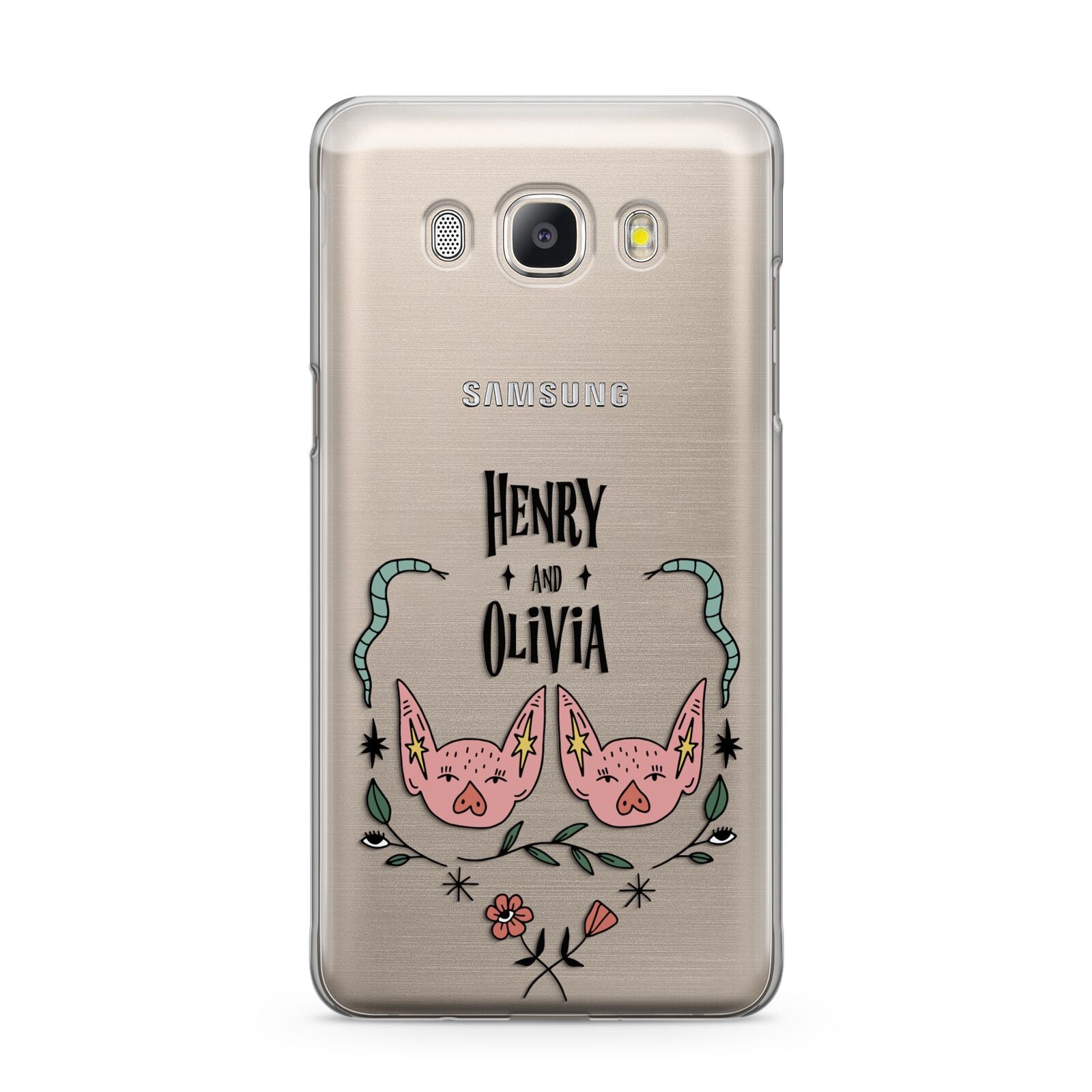 Personalised Piggies Samsung Galaxy J5 2016 Case