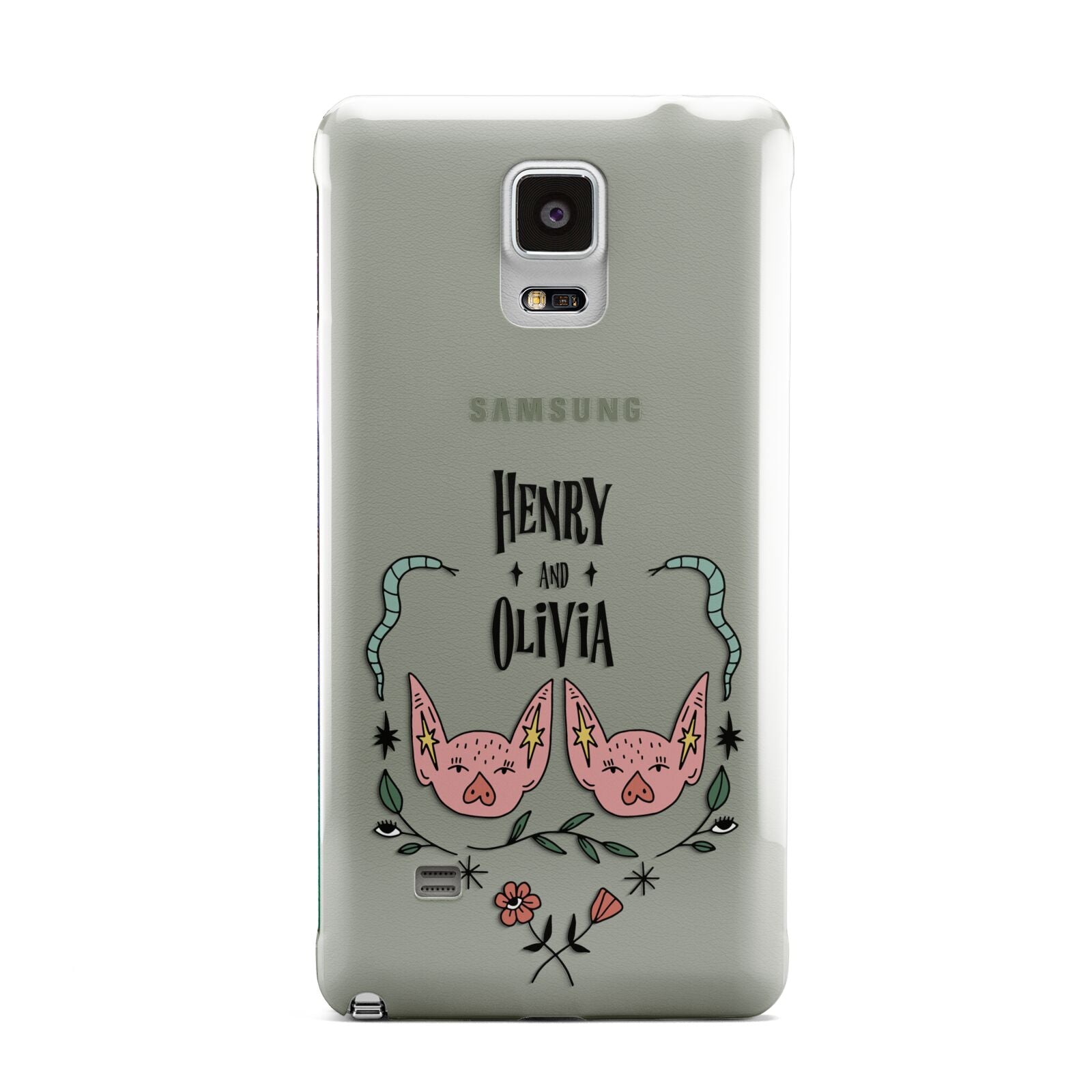 Personalised Piggies Samsung Galaxy Note 4 Case