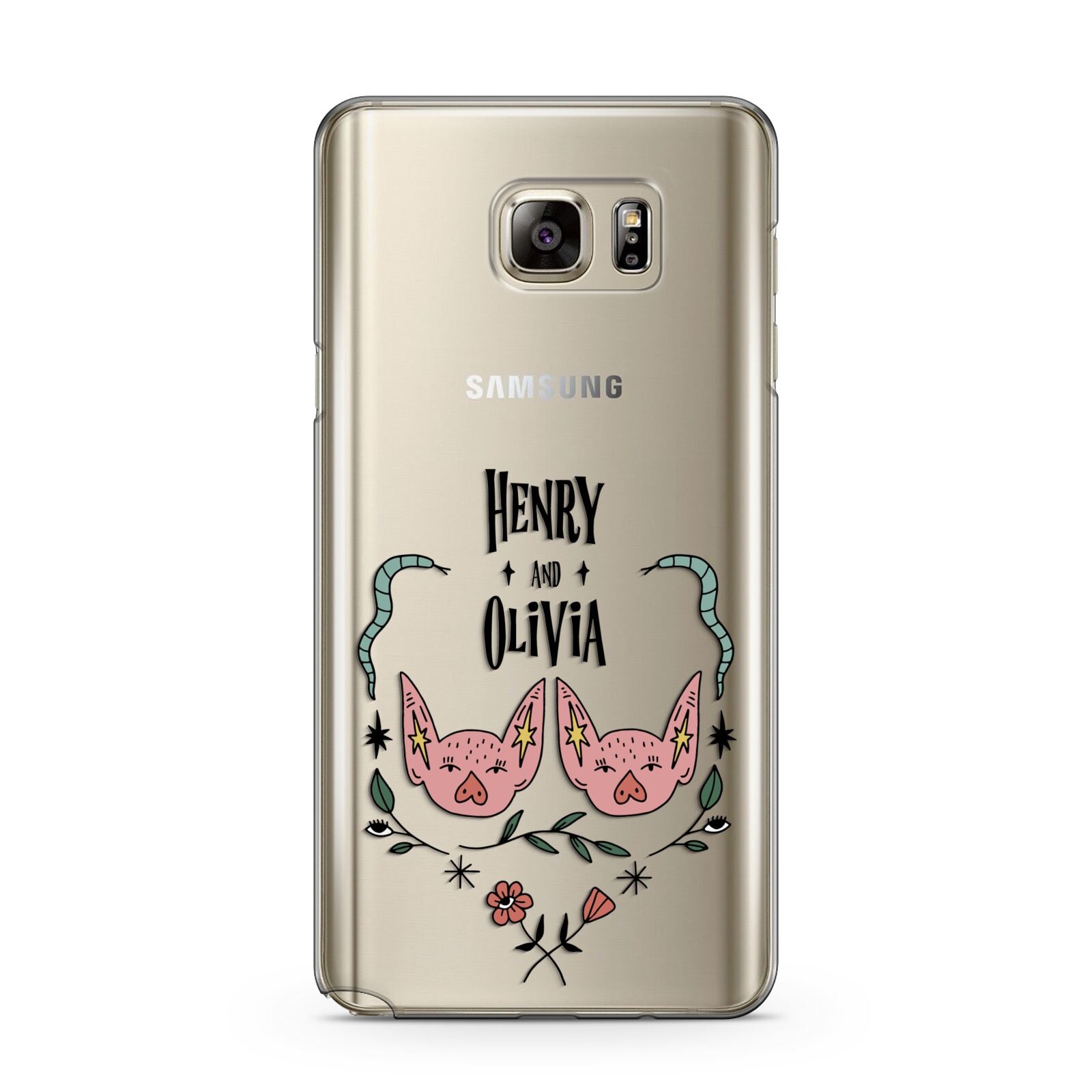Personalised Piggies Samsung Galaxy Note 5 Case