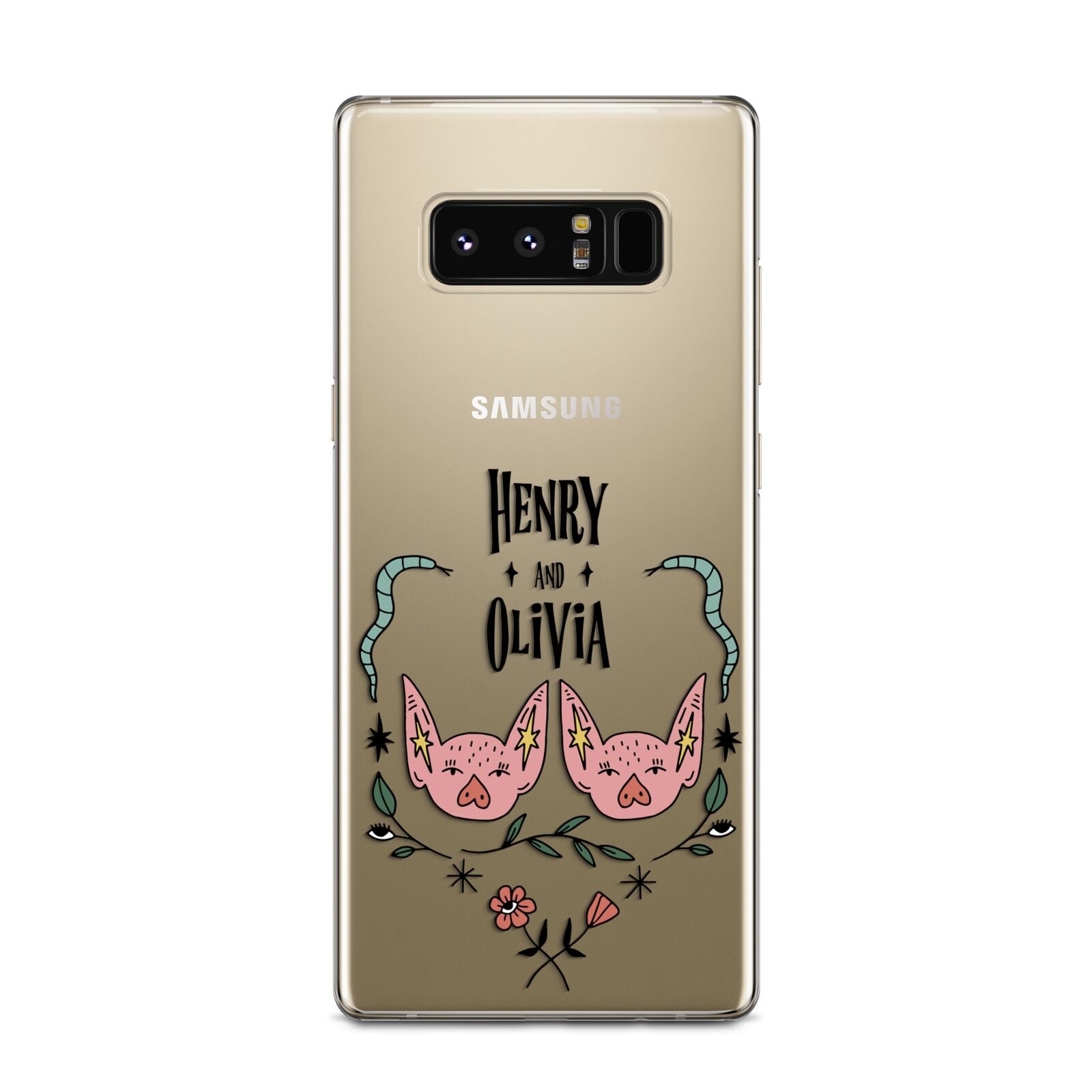 Personalised Piggies Samsung Galaxy Note 8 Case