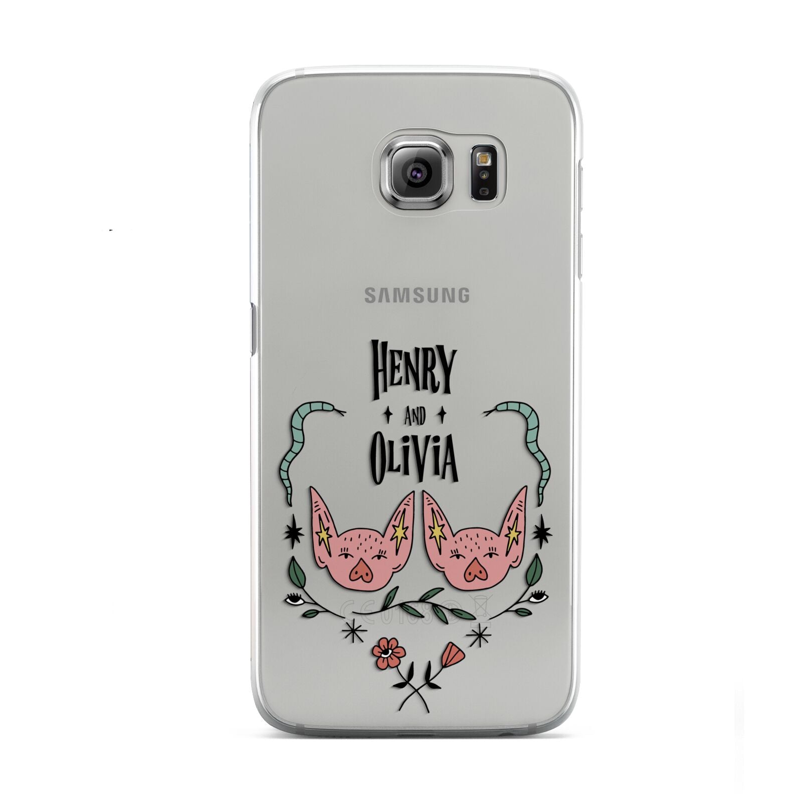 Personalised Piggies Samsung Galaxy S6 Case