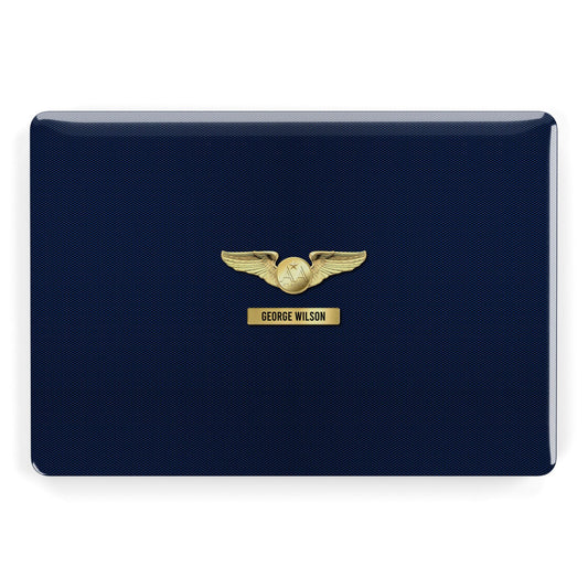 Personalised Pilot Wings Apple MacBook Case