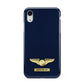 Personalised Pilot Wings Apple iPhone XR White 3D Tough Case