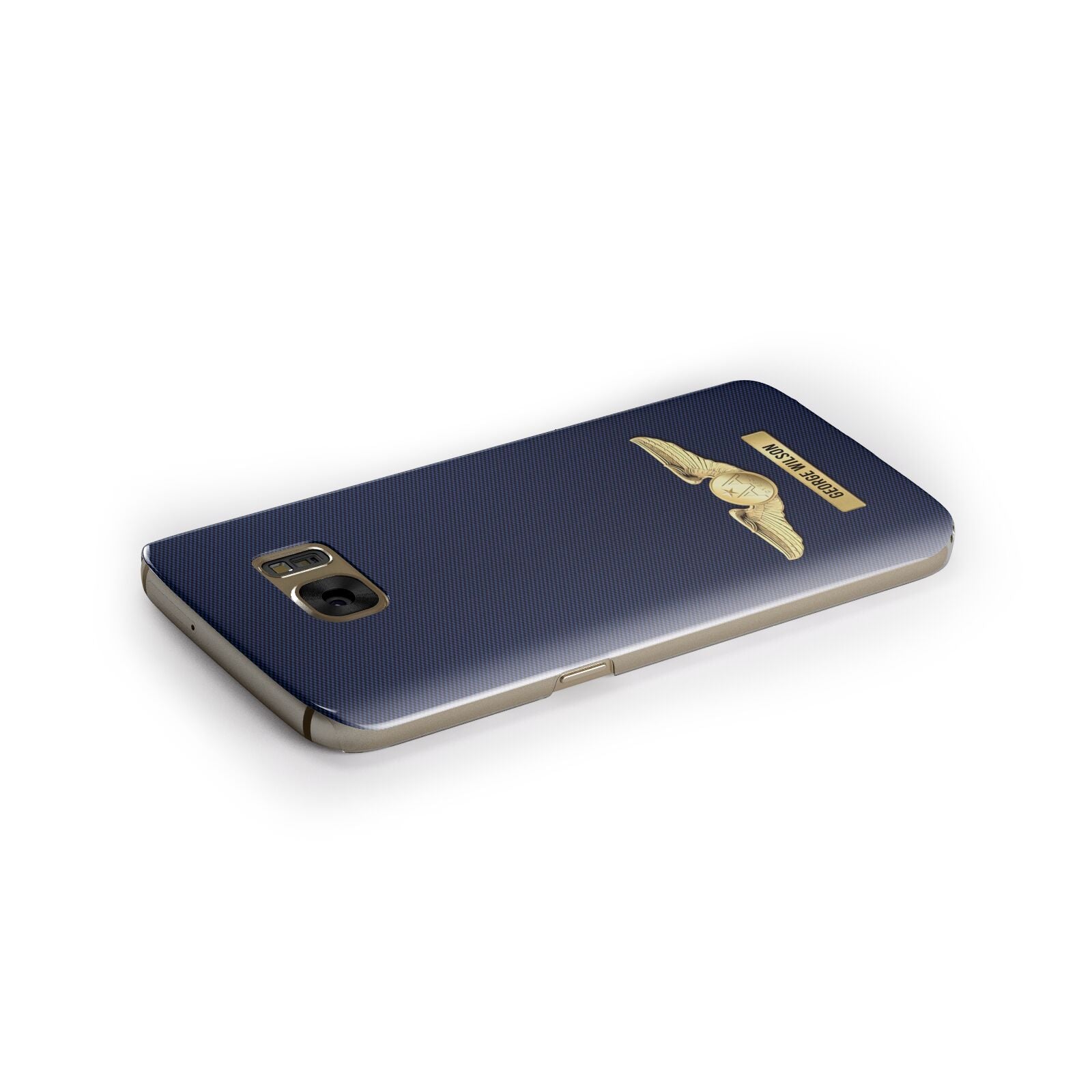 Personalised Pilot Wings Samsung Galaxy Case Side Close Up