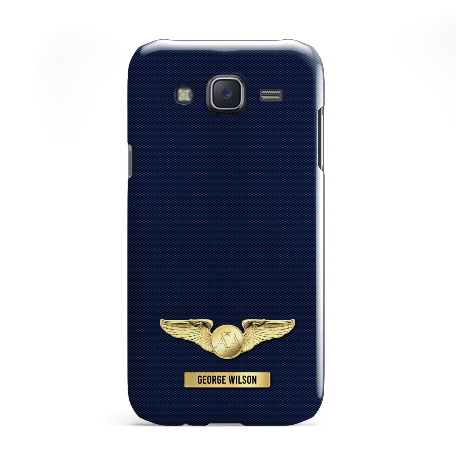 Personalised Pilot Wings Samsung Galaxy J5 Case