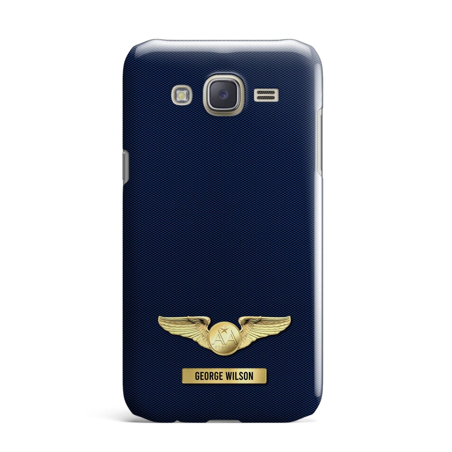 Personalised Pilot Wings Samsung Galaxy J7 Case