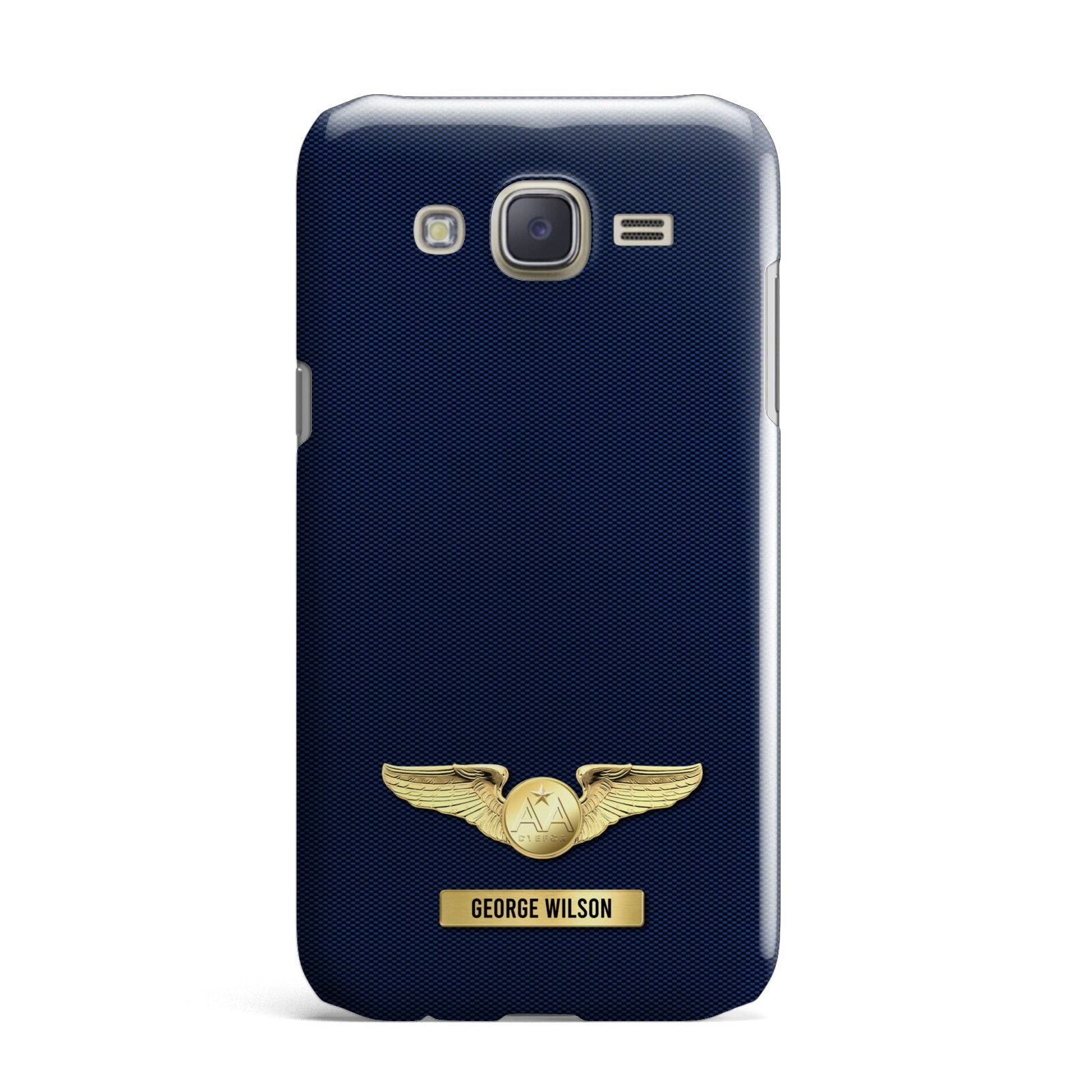 Personalised Pilot Wings Samsung Galaxy J7 Case
