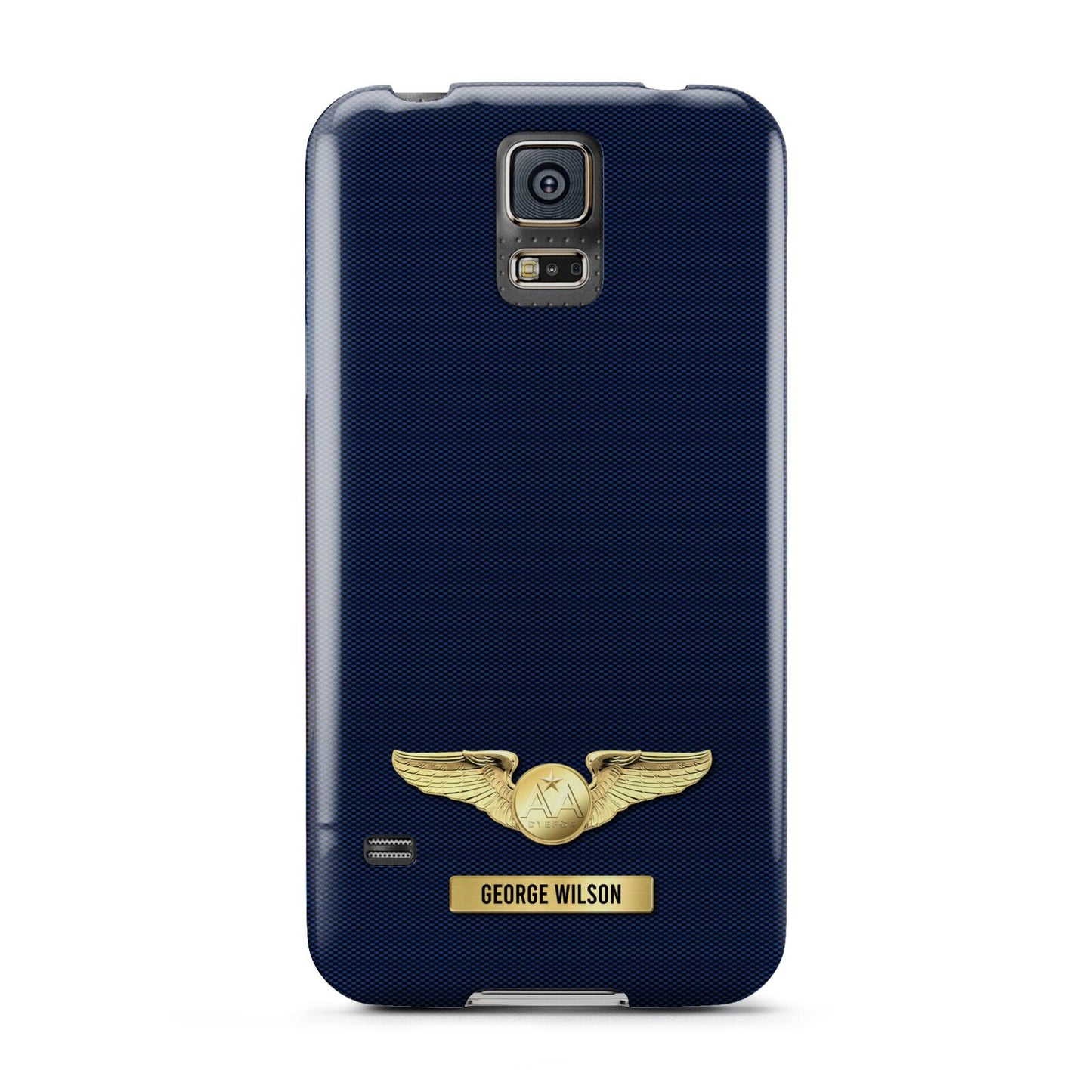 Personalised Pilot Wings Samsung Galaxy S5 Case