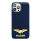 Personalised Pilot Wings iPhone 13 Pro Max Full Wrap 3D Snap Case