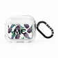 Personalised Pineapple Tropical White AirPods Clear Case 3rd Gen