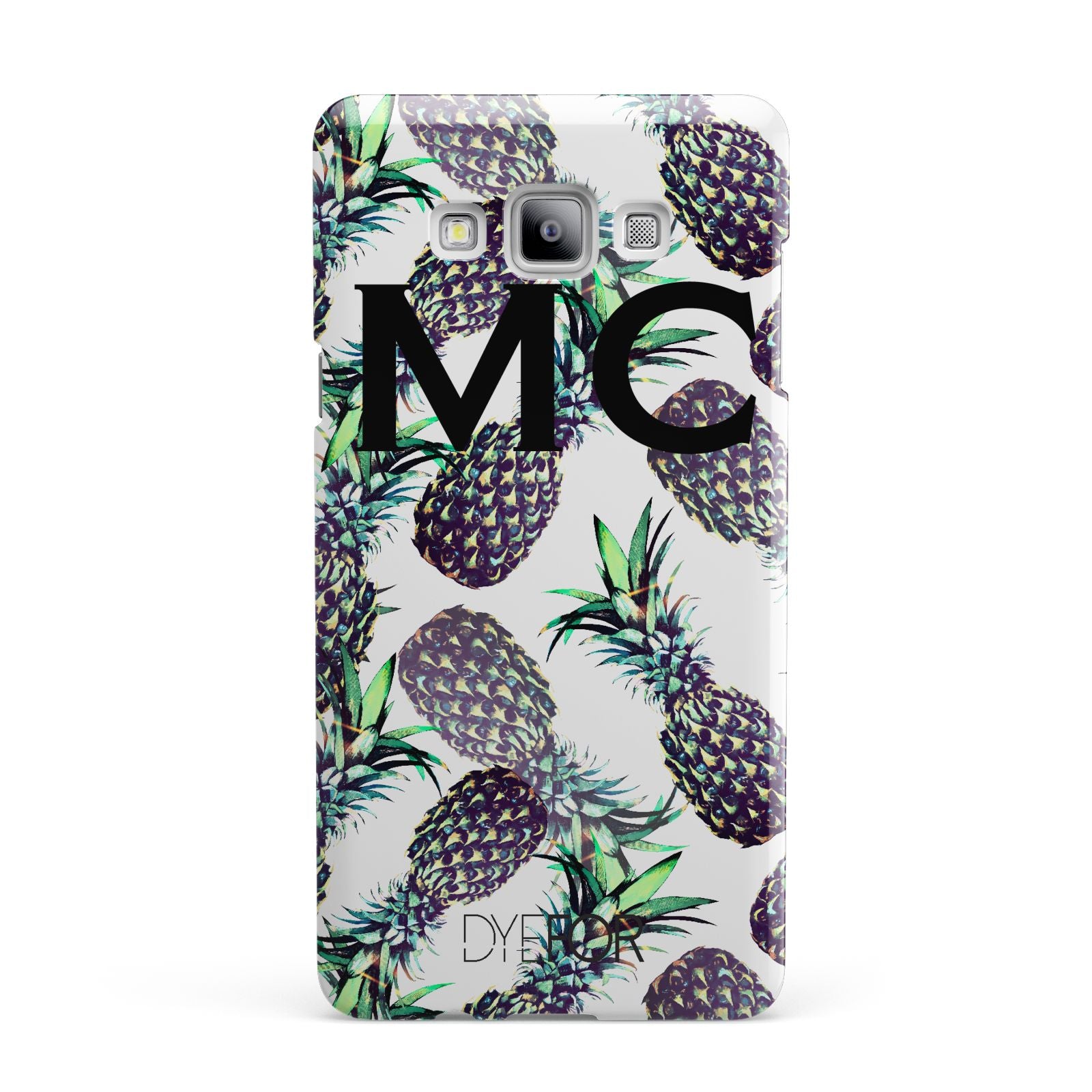 Personalised Pineapple Tropical White Samsung Galaxy A7 2015 Case