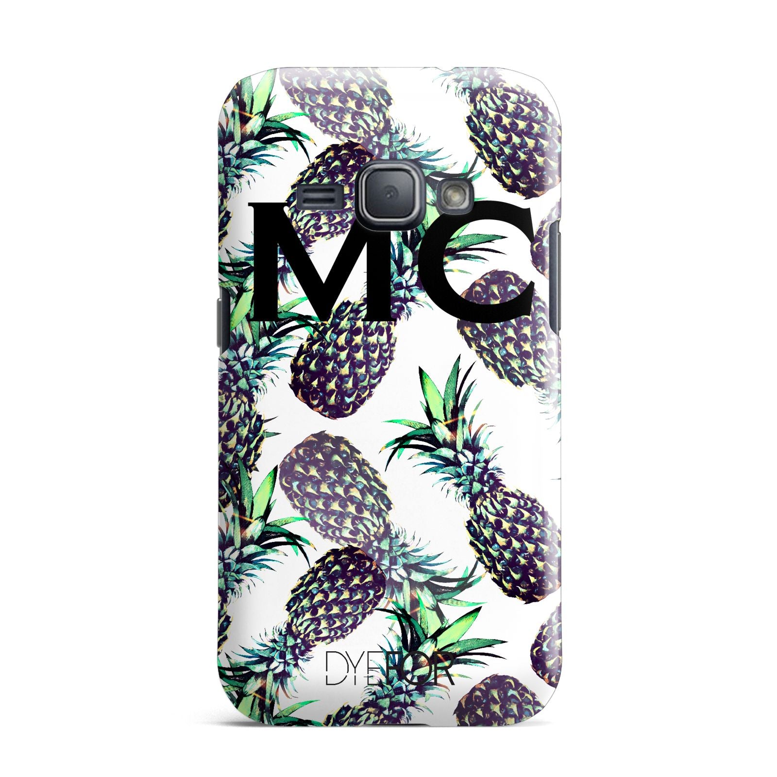 Personalised Pineapple Tropical White Samsung Galaxy J1 2016 Case