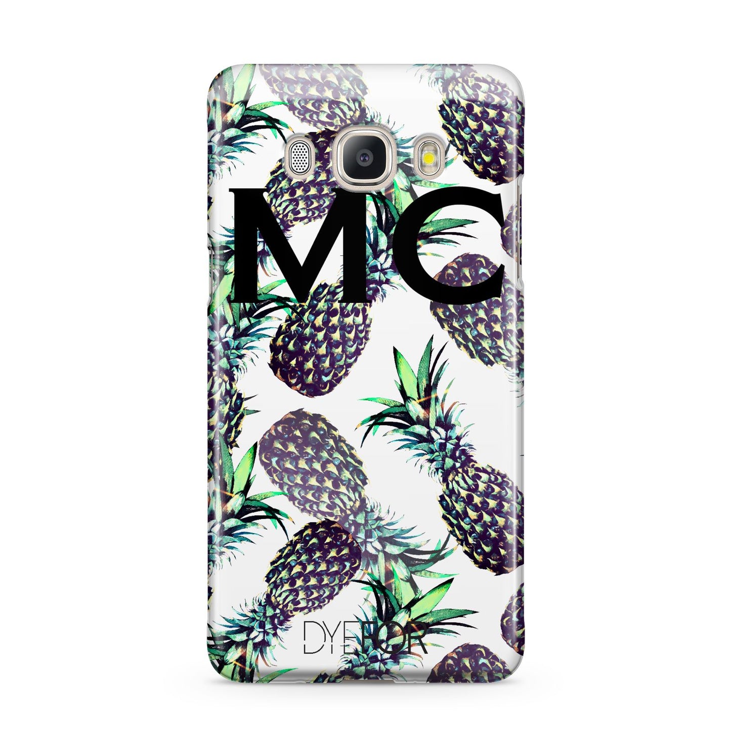 Personalised Pineapple Tropical White Samsung Galaxy J5 2016 Case