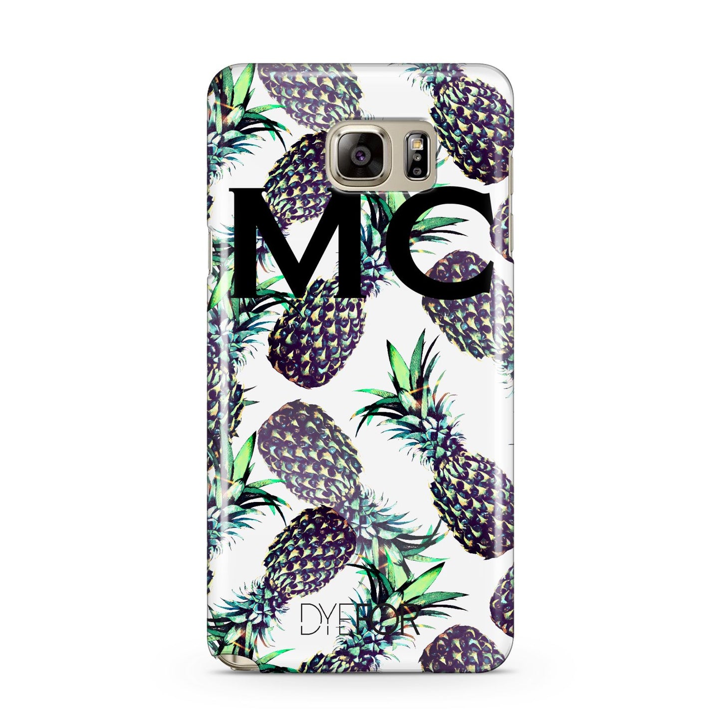 Personalised Pineapple Tropical White Samsung Galaxy Note 5 Case
