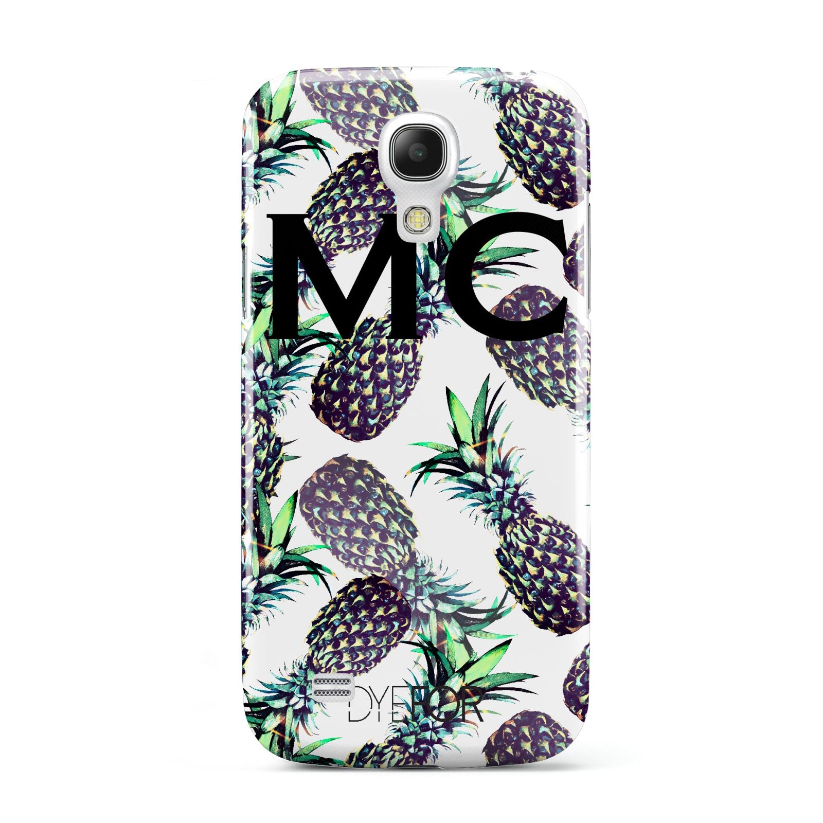 Personalised Pineapple Tropical White Samsung Galaxy S4 Mini Case