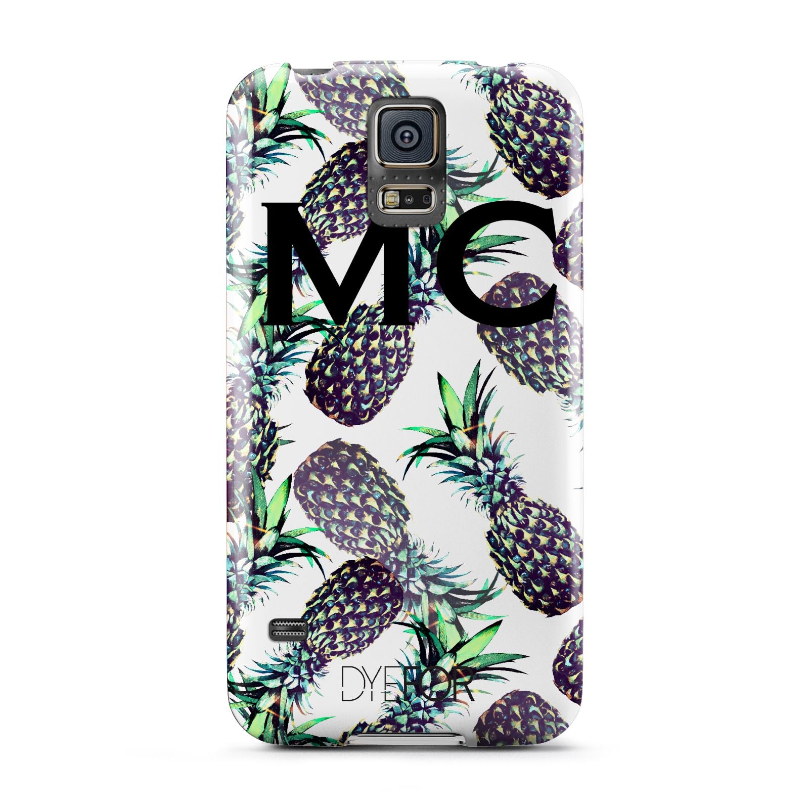 Personalised Pineapple Tropical White Samsung Galaxy S5 Case