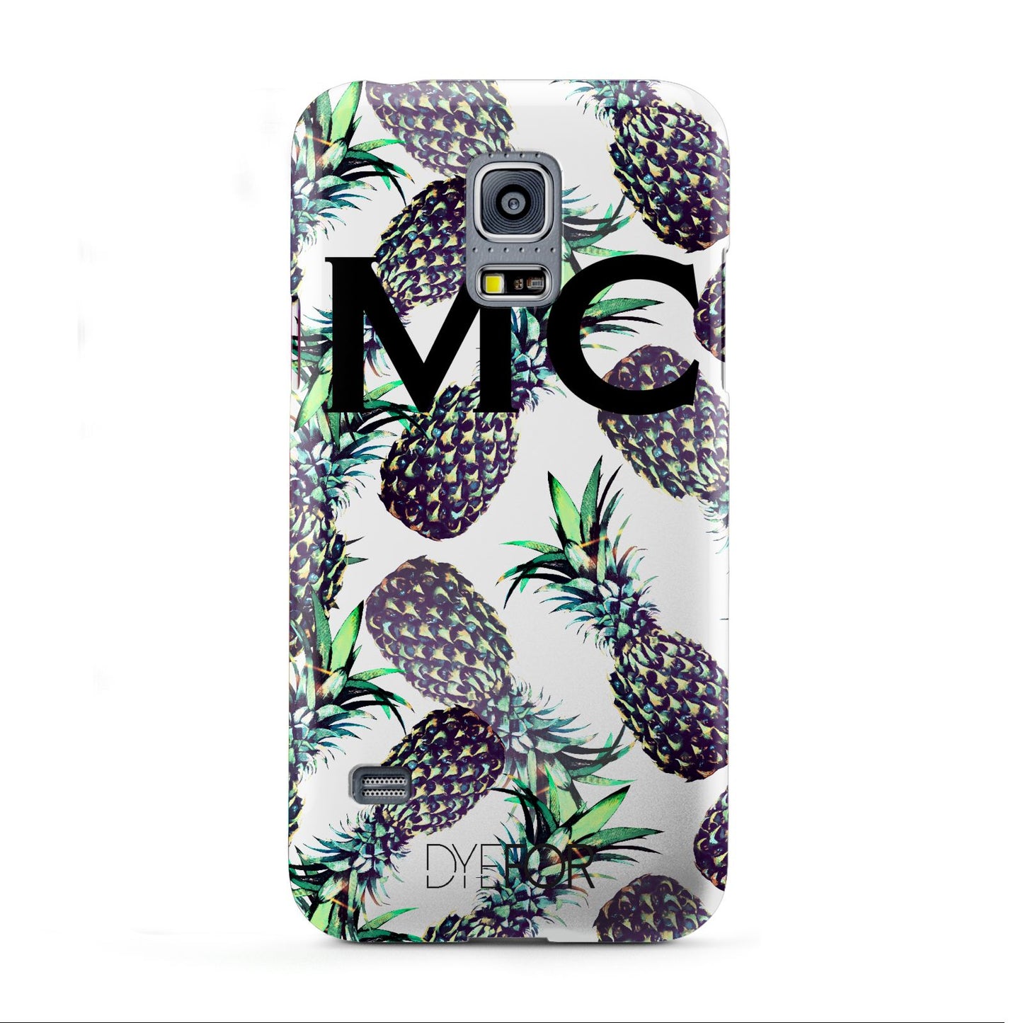 Personalised Pineapple Tropical White Samsung Galaxy S5 Mini Case