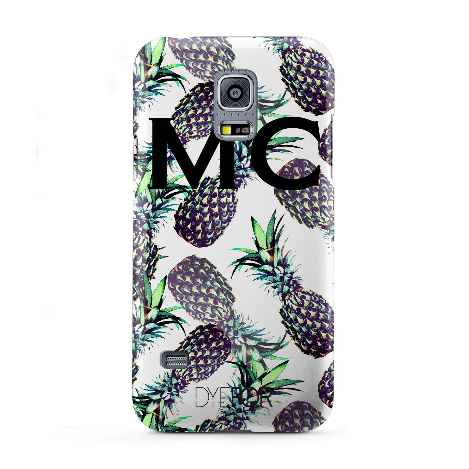 Personalised Pineapple Tropical White Samsung Galaxy S5 Mini Case