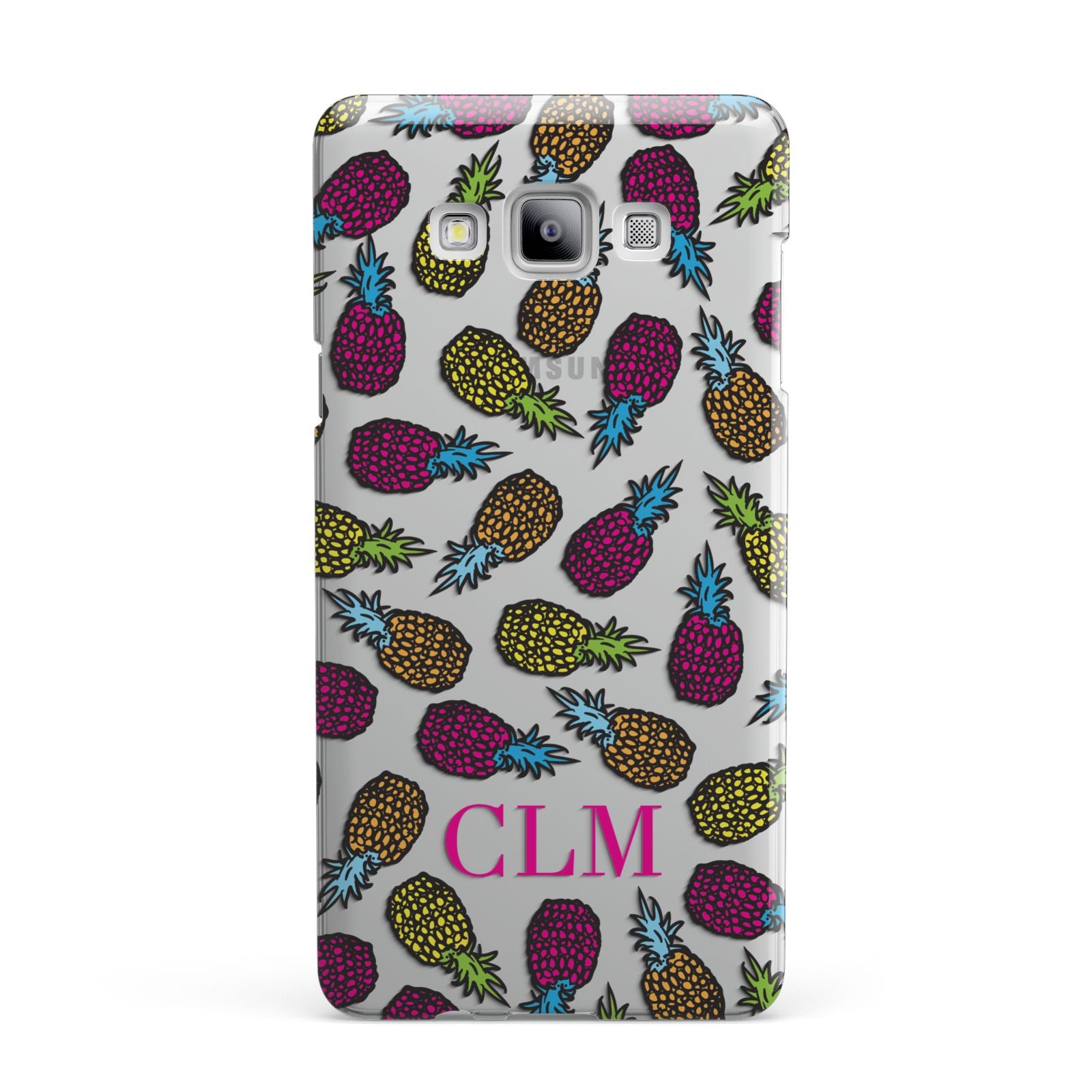 Personalised Pineapples Initials Samsung Galaxy A7 2015 Case