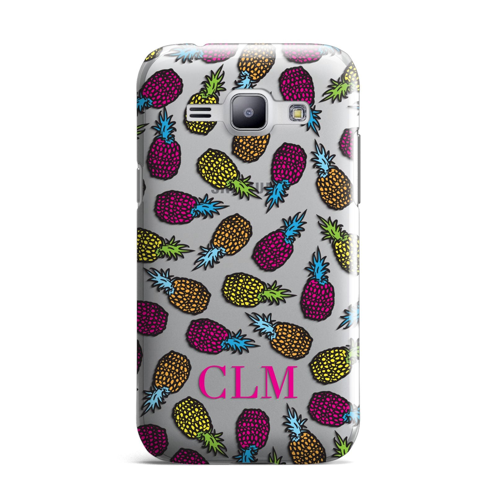 Personalised Pineapples Initials Samsung Galaxy J1 2015 Case