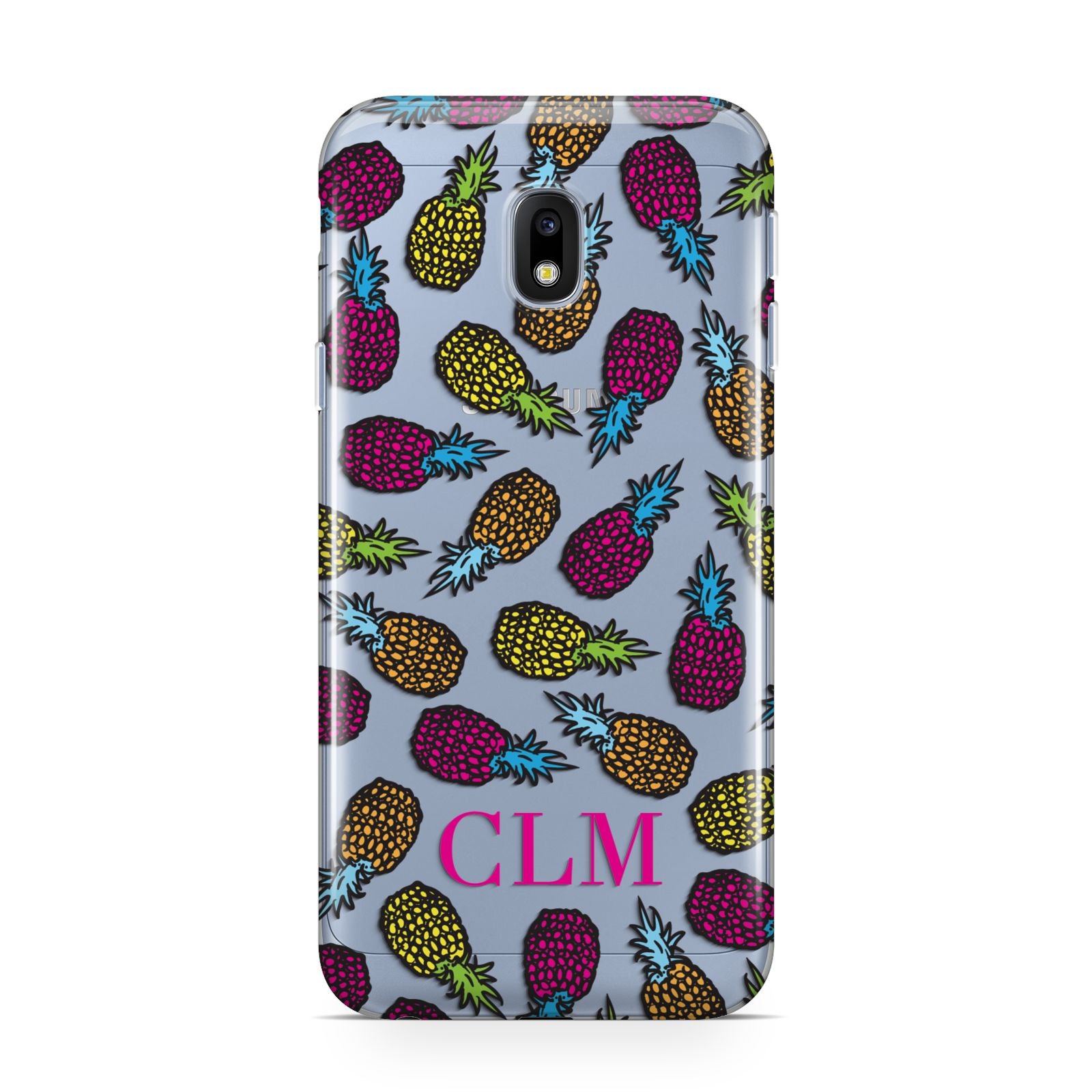 Personalised Pineapples Initials Samsung Galaxy J3 2017 Case