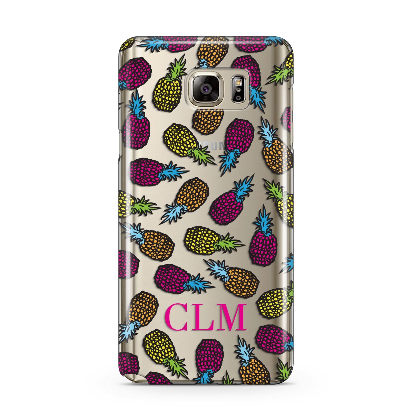 Personalised Pineapples Initials Samsung Galaxy Note 5 Case