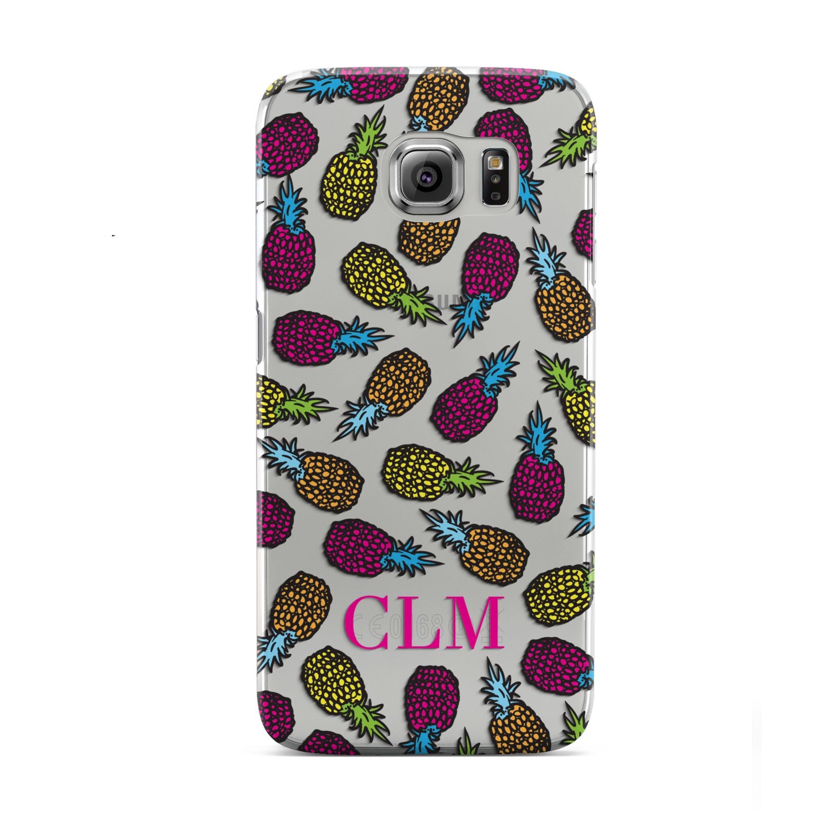 Personalised Pineapples Initials Samsung Galaxy S6 Case