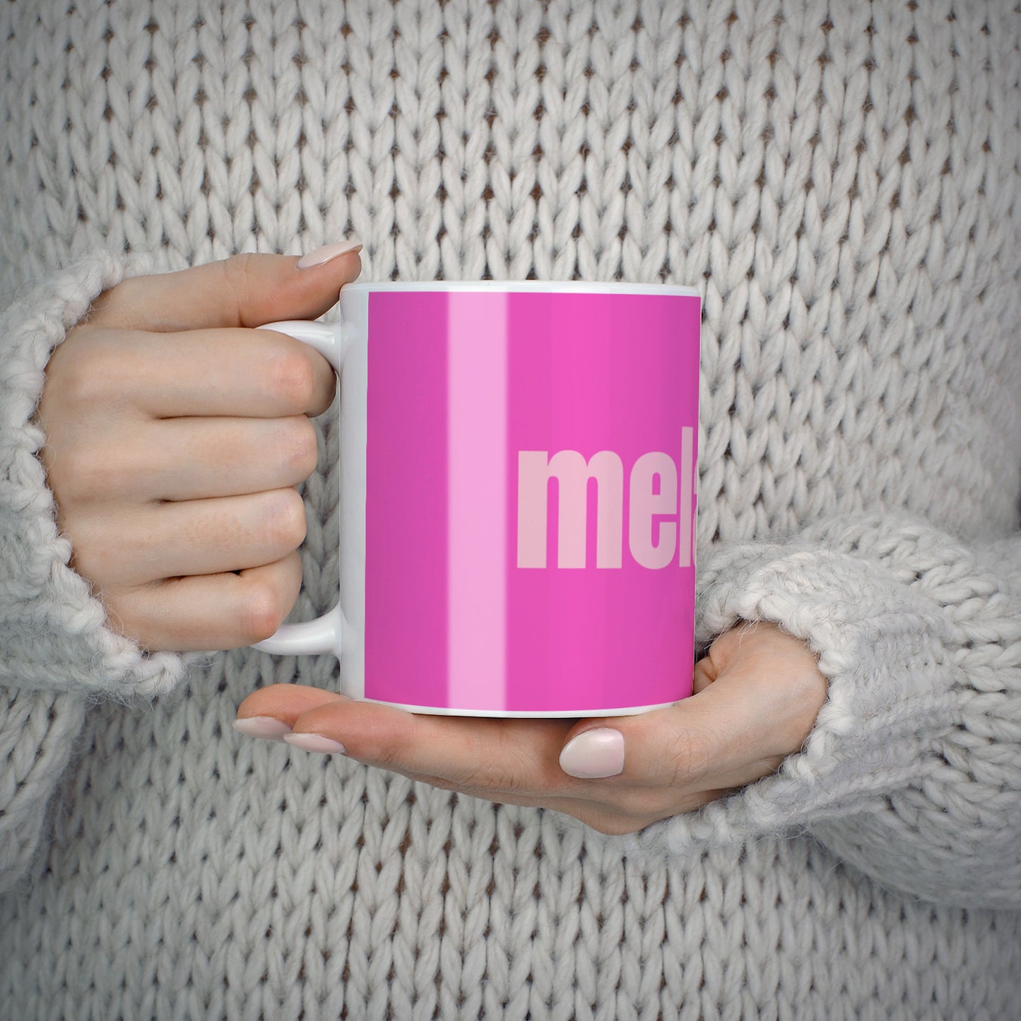 Personalised Pink 10oz Mug Alternative Image 5